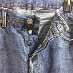 Levi’s 501 36x30 classic straight leg denim jeans